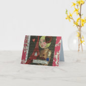 MITTEILUNGSKARTE- KARTE (Gelbe Blume)