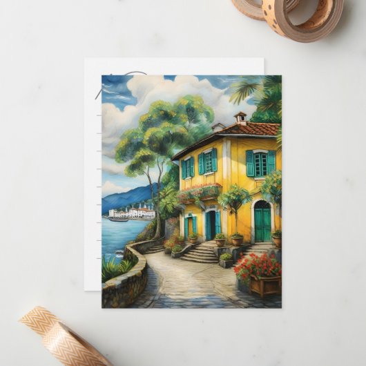 Mitteilungskarten (Vorderseite/Rückseite Beispiel)