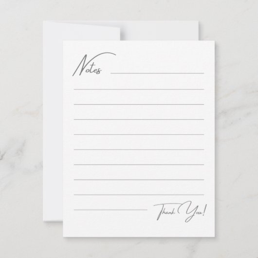 Mitteilungskarten (Rückseite)