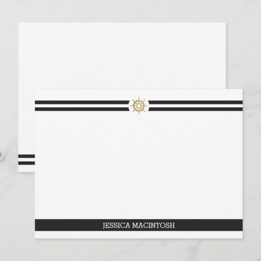 Mitteilungskarten auf Schiffen (Vorne/Hinten)