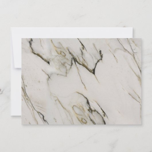 Mitteilungskarten aus klassischem Marmor (Rückseite)