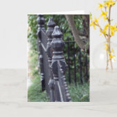 Mitteilungskarten aus Schmiedeeisen (Gelbe Blume)