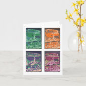 Mitteilungskarten "Bus #79" (Gelbe Blume)