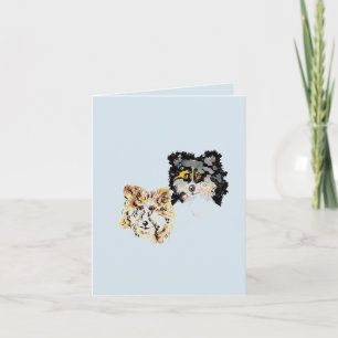 Mitteilungskarten Collie