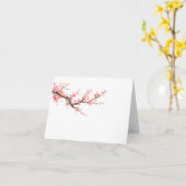 Mitteilungskarten der alltäglichen Aquarellkirschb (Gelbe Blume)