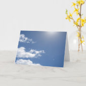 Mitteilungskarten der blauen Himmel (Gelbe Blume)