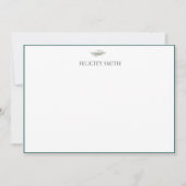 Mitteilungskarten Eleganter Flachbildschirm Modern (Vorderseite)