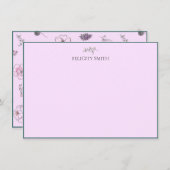 Mitteilungskarten Elegantes Flachbild Modernes bot (Vorne/Hinten)