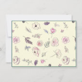 Mitteilungskarten Elegantes Flachbild Modernes bot (Rückseite)