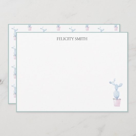 Mitteilungskarten Elegantes Flachbild Modernes Bot (Vorne/Hinten)