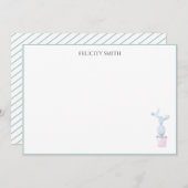 Mitteilungskarten Elegantes Flachbild Modernes Bot (Vorne/Hinten)