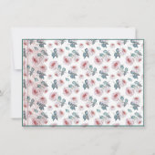 Mitteilungskarten Elegantes Flat Modernes botanisc (Rückseite)