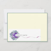 Mitteilungskarten Elegantes Flat Modernes botanisc (Vorderseite)