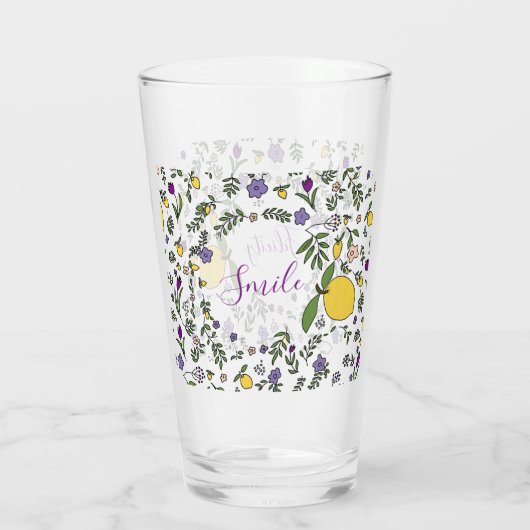 Mitteilungskarten Elegantes Flat Modernes botanisc Glas (Rückseite)