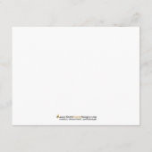 Mitteilungskarten für das Modebild (lila) (Rückseite)