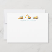 Mitteilungskarten für den Bau von LKWs für die Sta (Vorderseite)