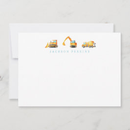 Mitteilungskarten für den Bau von LKWs für die Sta