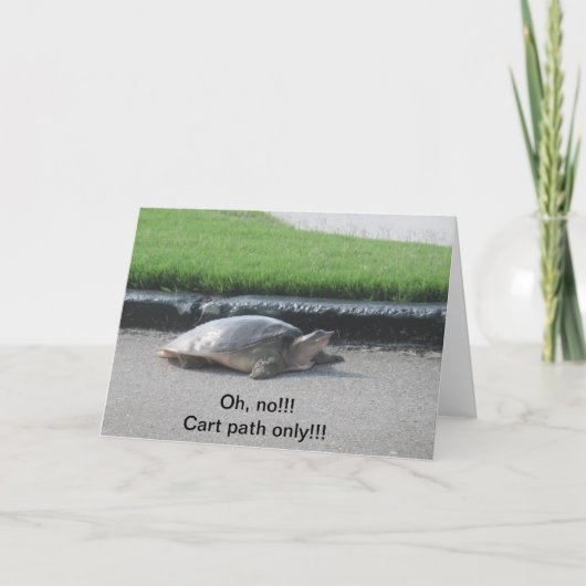 Mitteilungskarten für Golfspieler (Vorderseite)