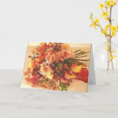 Mitteilungskarten für Herbstfarben (Gelbe Blume)