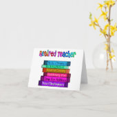 Mitteilungskarten für müde Lehrer (Gelbe Blume)