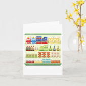 Mitteilungskarten für Supermarktgüter (Gelbe Blume)