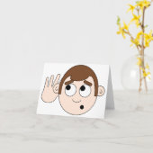 Mitteilungskarten hören (Gelbe Blume)