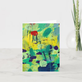 Mitteilungskarten im Feld- und Wiesendesign