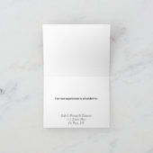 Mitteilungskarten mit blauem Wasser und Lily (Innenseite)