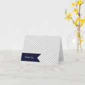 Mitteilungskarten mit grauem Streifen (Gelbe Blume)