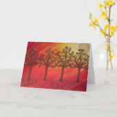 Mitteilungskarten "mit vier Schwestern" durch (Gelbe Blume)