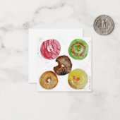 Mitteilungskarten mit zusammengesetzten Doughnüsse (Vorderseite/Rückseite Beispiel)