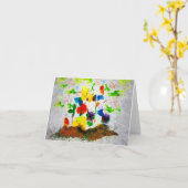 Mitteilungskarten "Nature Fantasy Trees" (Gelbe Blume)