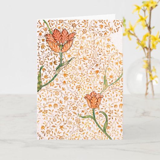 MITTEILUNGSKARTEN TULIPS Faltenkarte (Gelbe Blume)