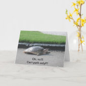 Mitteilungskarten und Grußkarten für Golfer (Gelbe Blume)