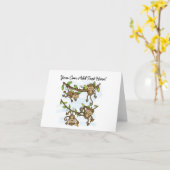 Mitteilungskarten von Affenschweintieren (Gelbe Blume)