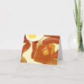 Mitteilungskarten zum Frühstück (Vorderseite)