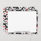 Mitteilungskarten zum Spielen von Kartenmustern (Vorne/Hinten)