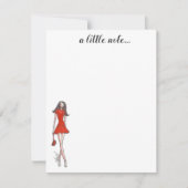 Mitteilungskarten zur Modedarstellung (Vorderseite)