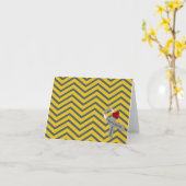 Mitteilungskarten zur Sensibilisierung für Hirnkre (Gelbe Blume)