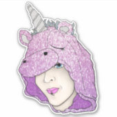 Mittel 6" x 6" Vinyl-Aufkleber, kundenspezifisch g Aufkleber (Vorderseite)