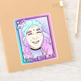 Mittel 6" x 6" Vinyl-Aufkleber, kundenspezifisch g Aufkleber