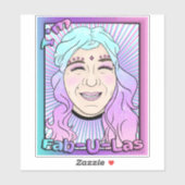 Mittel 6" x 6" Vinyl-Aufkleber, kundenspezifisch g Aufkleber (Blatt)