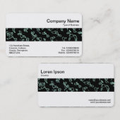 Mittel Band - Abstrakte, rauchige Fragmente Visitenkarte (Vorne/Hinten)