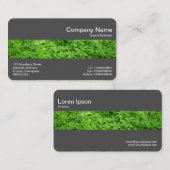 Mittel Band (dunkelgrau) - Unterwachs Visitenkarte (Vorne/Hinten)