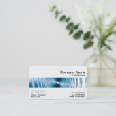 Mittel Band - Long Spring Blue Visitenkarte (Stehend Vorderseite)