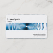 Mittel Band - Long Spring Blue Visitenkarte (Rückseite)