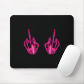 Mittel-Finger-Fluch Word Brustkrebs Brustdrüse Mousepad (Mit Mouse)