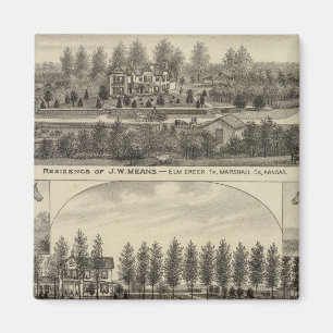 Mittel, Forellen und Sabins in Kansas Magnet