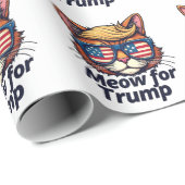 Mittel für Trump, um die Katzen wieder sicher zu m Geschenkpapier (Rolleneckpunkt)