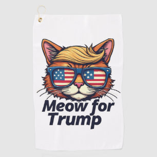 Mittel für Trump, um die Katzen wieder sicher zu m Golfhandtuch